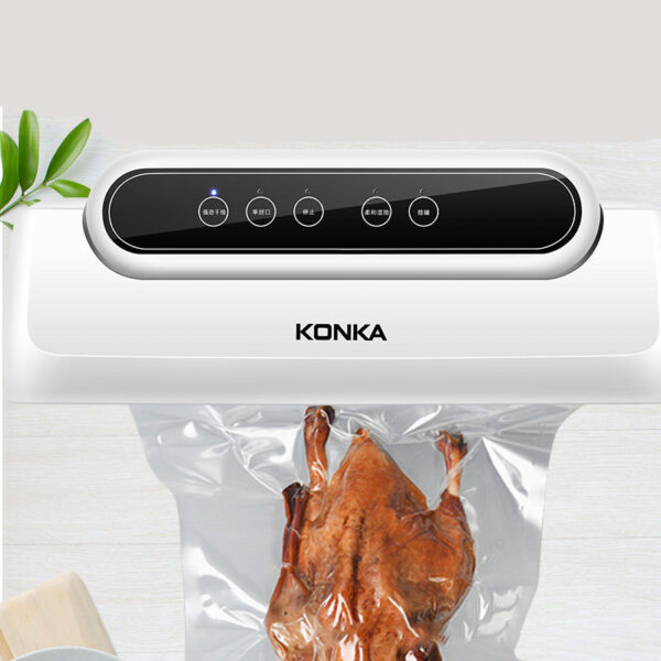 Electric Vacuum Food Sealing Automatic Commercial 220V Household Food Vacuum Sealer Packaging Machine Include 10Pcs Packing Bags - Image 3