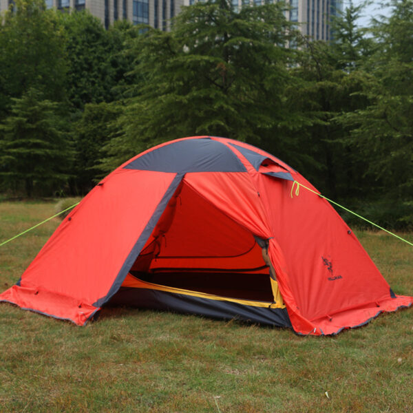 Outdoor Camping Camping Double-layer Aluminum Pole Tent - Image 4