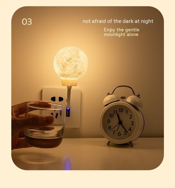 Voice Control Bedroom Usb Moon Light - Image 8