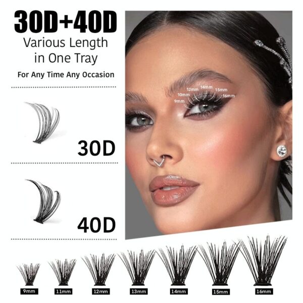 DIY Lashes Eyelash Extension Suit Europe And America Cross Border Eyelashes False Eyelashes - Image 4