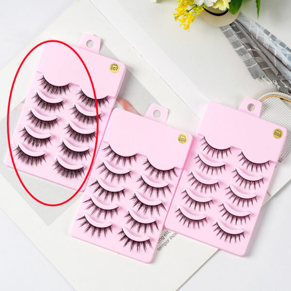 5 Pairs Manga Lashes New Arrival Anime Cosplay Natural Wispy  Korean Makeup Artificial False Eyelashes - Image 8