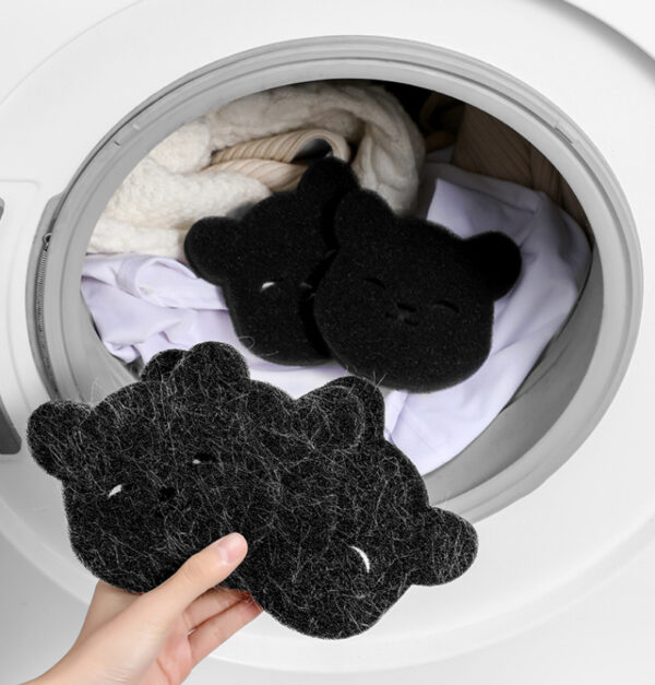 Little Bear Hair Sticker Washing Machine Pet Hair Filter - Image 3