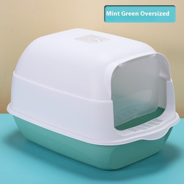 Litter Box Fully Enclosed Cat Toilet - Image 2