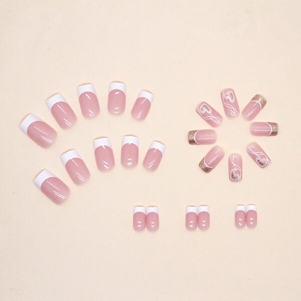 Women's Simple Love Sweet Wear Fake Nails - Image 2