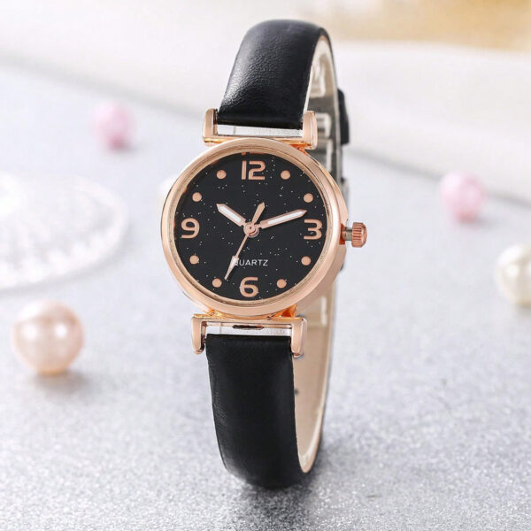 Lady Temperament Heart Bracelet Quartz Watch Suit - Image 5