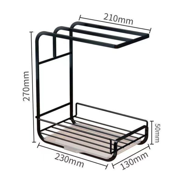 Kitchen All Products Draining Sink Storage Towel Dishwashing Sink Kitchen Sink Wall Mount Storage Artifact - Image 7