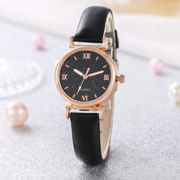 Lady Temperament Heart Bracelet Quartz Watch Suit - Image 3